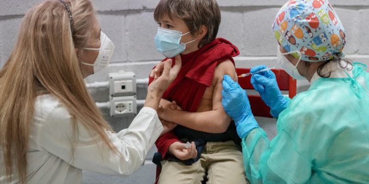 Vacinação infantil em Campinas